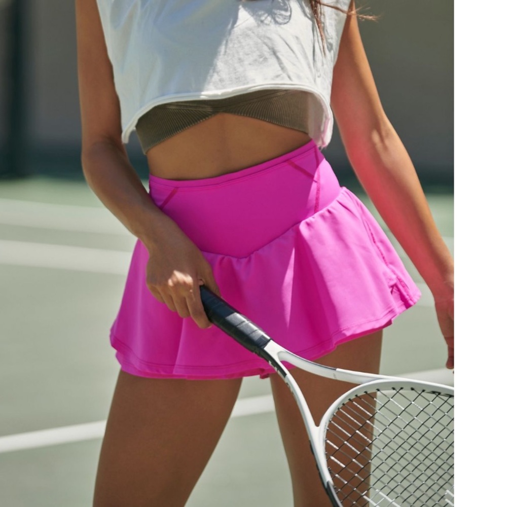 Women's Pink Tennis Skirt